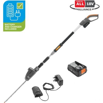 Flymo Power Hedge Trimmer - 3.94kg - Cordless 18V UltraCut Reach 420 Flymo Power Hedge Trimmer - 3.94kg - Cordless 18V UltraCut Reach 420