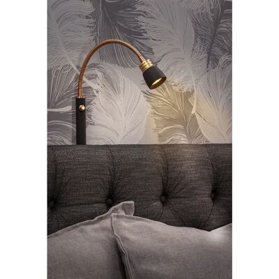 Eketorp væglampe fra Aneta Lighting - Sort - 50mm x 40cm x 24cm - Indendørs Eketorp væglampe fra Aneta Lighting - Sort - 50mm x 40cm x 24cm - Indendørs