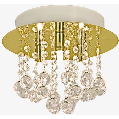 Aneta Lighting Madelene Messing/Transparent Taklampe - Taklampe Aneta Lighting Madelene Messing/Transparent Taklampe - Taklampe