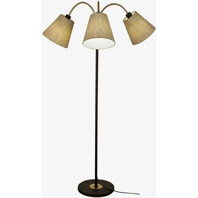 Aneta Lighting Ljusdal Gulvlampe - Sort - 3 Arme Aneta Lighting Ljusdal Gulvlampe - Sort - 3 Arme