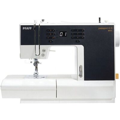 Machine à coudre Pfaff Passport 2.0 - Portable, 700 points, IDT intégré, Lumière, 29 positions Machine à coudre Pfaff Passport 2.0 - Portable, 700 points, IDT intégré, Lumière, 29 positions