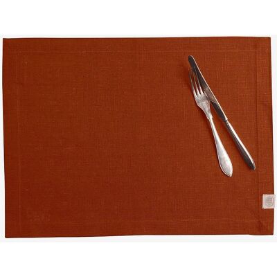 Lovely Linen Klassisk Oransje Borddeksel - Borddeksel Lovely Linen Klassisk Oransje Borddeksel - Borddeksel