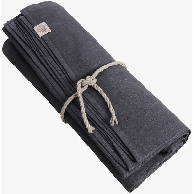Lovely Linen - Modell Dug Classic - Grå - 150X380 Bordduk Lovely Linen - Modell Dug Classic - Grå - 150X380 Bordduk