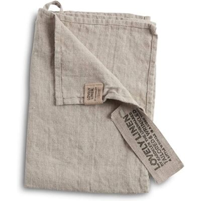 Lovely Linen - Håndklæde - 35x50cm - Naturlig beige Lovely Linen - Håndklæde - 35x50cm - Naturlig beige