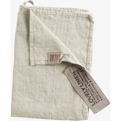 Lovely Linen - Modell: Lovely Handduk - 35x50cm - Lysgrå - Håndkle Lovely Linen - Modell: Lovely Handduk - 35x50cm - Lysgrå - Håndkle