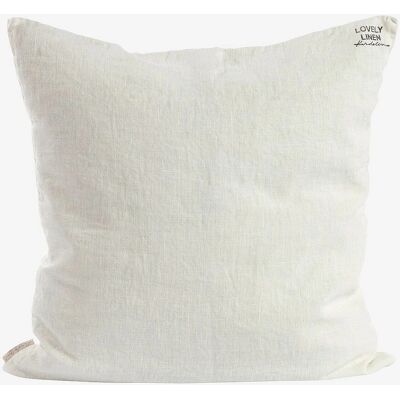 Lovely Linen - Model - Krøllet - Hvid - 60x60 - Pudeovertræk Lovely Linen - Model - Krøllet - Hvid - 60x60 - Pudeovertræk