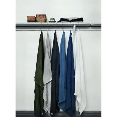 Lovely Linen - Hamam Handduk - Dusty Blue - 90X145 Lovely Linen - Hamam Handduk - Dusty Blue - 90X145