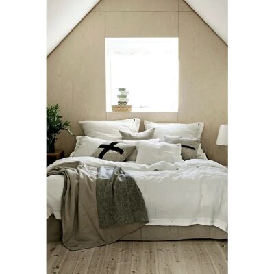 Lovely Linen - Misty europeisk linne Duvet Cover - Hvit Lovely Linen - Misty europeisk linne Duvet Cover - Hvit