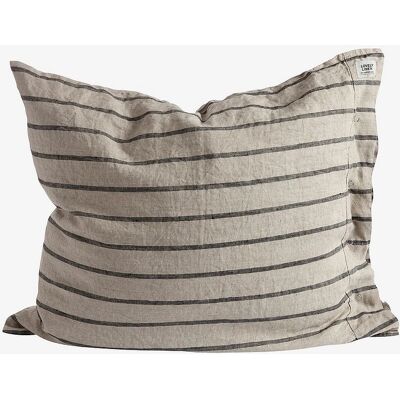 Lovely Linen - Misty Pudehylster - 40x80 - Striber Sort - Pudehylster Lovely Linen - Misty Pudehylster - 40x80 - Striber Sort - Pudehylster