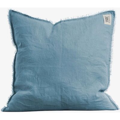 Lovely Linen - Misty pudebetræk - Blå - 47x47cm Lovely Linen - Misty pudebetræk - Blå - 47x47cm