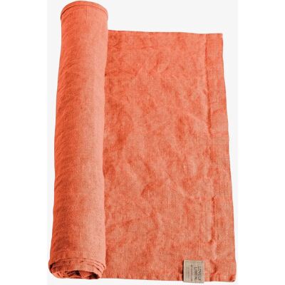 Lovely Linen - Oransje - 47X150 Bordløper Lovely Linen - Oransje - 47X150 Bordløper