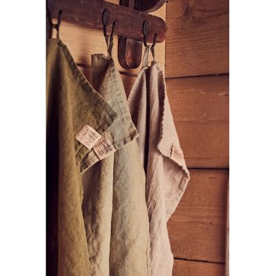 Lovely Linen - Grön - 35X50 Unisex Handduk - Handduk Lovely Linen - Grön - 35X50 Unisex Handduk - Handduk