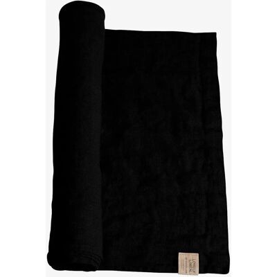 Lovely Linen - Svart løper - 47X150 Lovely Linen - Svart løper - 47X150