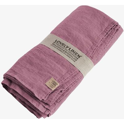 Lovely Linen - Tischdecke aus gewaschener Leinen - Rot - 100x100cm Lovely Linen - Tischdecke aus gewaschener Leinen - Rot - 100x100cm