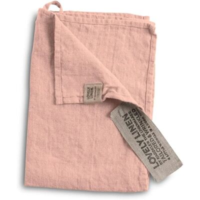 Lovely Linen - Viera håndkle - Rosa - 35x50 Lovely Linen - Viera håndkle - Rosa - 35x50