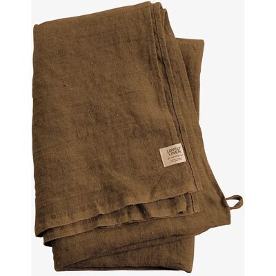 Lovely Linen - Brune 145x200 Strandhåndklæde Lovely Linen - Brune 145x200 Strandhåndklæde