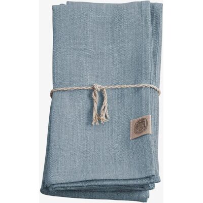 Lovely Linen - Klassiske linservietter 4-pak - Blå Lovely Linen - Klassiske linservietter 4-pak - Blå