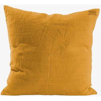 Lovely Linen - Europasisk linputepppe - Gul - 40X70 Lovely Linen - Europasisk linputepppe - Gul - 40X70