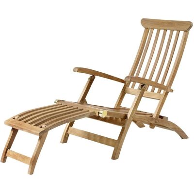 Brafab Jackson Teak-Liegestuhl - Verstellbar, Außen Brafab Jackson Teak-Liegestuhl - Verstellbar, Außen