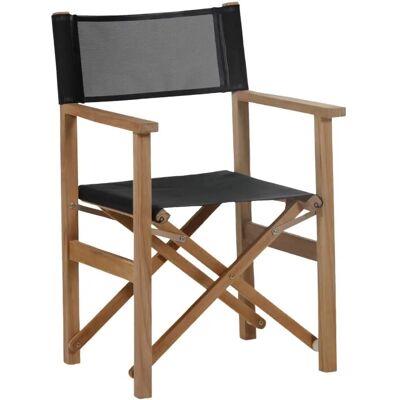 Brafab Drama Regissörsstol - Teak, Schwarz Textilene - Stuhl Brafab Drama Regissörsstol - Teak, Schwarz Textilene - Stuhl