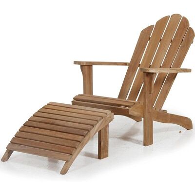 Brafab Margariti Adirondack Liegestuhl - Teak natur Brafab Margariti Adirondack Liegestuhl - Teak natur