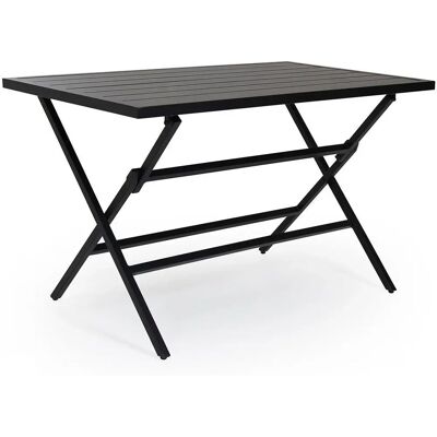 Brafab Wilkie Klappbarer Café-Tisch - 72x120cm - Schwarz Brafab Wilkie Klappbarer Café-Tisch - 72x120cm - Schwarz