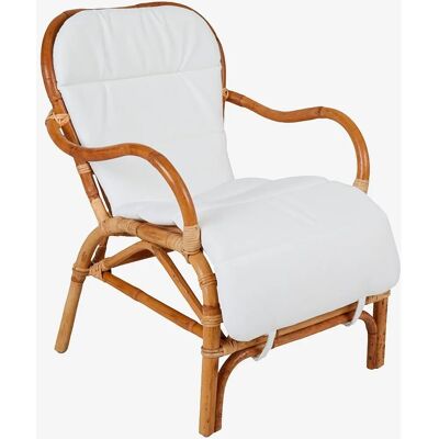 Brafab Vallda Natürlicher Rattan-Set - Sessel, Lounge, Kissen, Couchtisch Brafab Vallda Natürlicher Rattan-Set - Sessel, Lounge, Kissen, Couchtisch