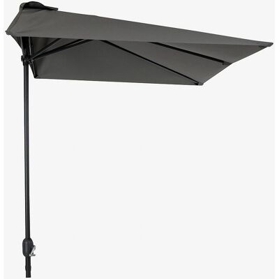 Brafab Cambre - Halbrunder Sonnenschirm - 250x130cm - Anthrazit/Grau Brafab Cambre - Halbrunder Sonnenschirm - 250x130cm - Anthrazit/Grau