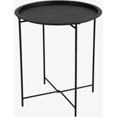 Brafab Sangro Beistelltisch - 46cm Durchmesser - Schwarz Brafab Sangro Beistelltisch - 46cm Durchmesser - Schwarz