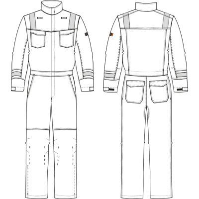 Tranemo Flammehemmende Kjeledress - Arbeidsdrakt Tranemo Flammehemmende Kjeledress - Arbeidsdrakt