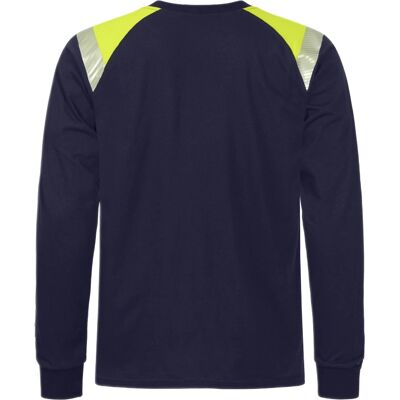 Tranemo Flammehemmende T-skjorte - Lange ermer - Gul/Navy Tranemo Flammehemmende T-skjorte - Lange ermer - Gul/Navy