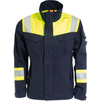 Tranemo Flammehemmende Fôret Jakke - Gul/Navy - S Tranemo Flammehemmende Fôret Jakke - Gul/Navy - S