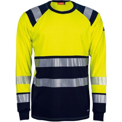 Tranemo Flammehemmende T-skjorte med lange ermer Gul/Navy - T-skjorte Tranemo Flammehemmende T-skjorte med lange ermer Gul/Navy - T-skjorte
