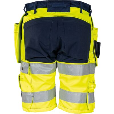 Tranemo Hi-Vis Shorts C48 - Arbeidsshorts, Gul/Navy Blue Tranemo Hi-Vis Shorts C48 - Arbeidsshorts, Gul/Navy Blue