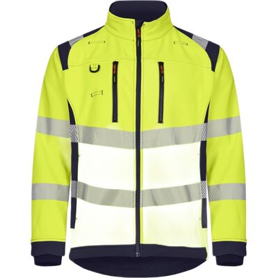 Tranemo Hi-Vis Softshelljas - Geel/Navy Tranemo Hi-Vis Softshelljas - Geel/Navy