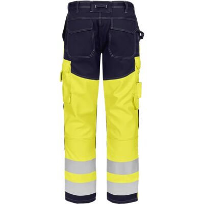 Hi-Vis dame arbeidsbukse - Gul/Navy - Modell 50588894-40T Hi-Vis dame arbeidsbukse - Gul/Navy - Modell 50588894-40T