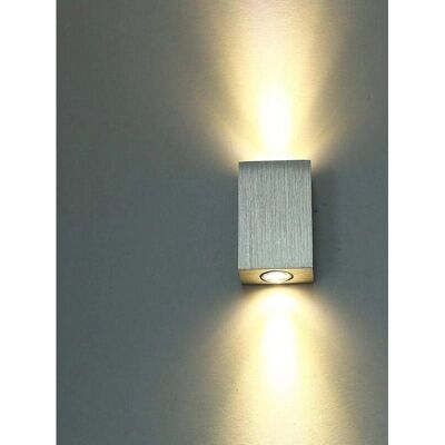 Stoex - Cube 2W - Aluminium - White Warm - Wall Lamp Stoex - Cube 2W - Aluminium - White Warm - Wall Lamp