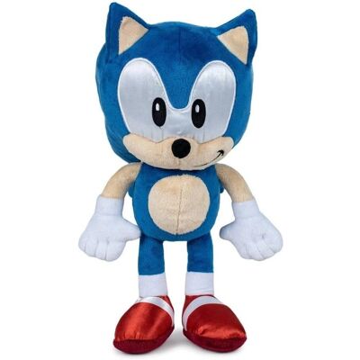 Sonic der Igel Plüschtier - 30cm, Blau, Offiziell Lizenz Sonic der Igel Plüschtier - 30cm, Blau, Offiziell Lizenz