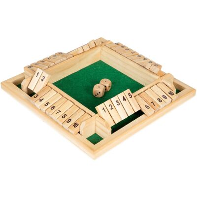Joker Gioco da Tavolo in Legno Shut The Box per 2-4 Giocatori Joker Gioco da Tavolo in Legno Shut The Box per 2-4 Giocatori