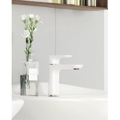 Gustavsberg GB41218051 41 Robinet de salle de bain - Blanc - Publicité Gustavsberg GB41218051 41 Robinet de salle de bain - Blanc - Publicité