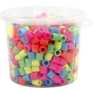 Nabbi Kunst- og håndværkslegetøj - Pastel Jumbo Perler 550 stk Nabbi Kunst- og håndværkslegetøj - Pastel Jumbo Perler 550 stk