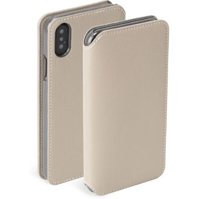 Krusell Pixbo 4 Card SlimWallet iPhone XS Max Beige - Coque de Téléphone - Publicité Krusell Pixbo 4 Card SlimWallet iPhone XS Max Beige - Coque de Téléphone - Publicité