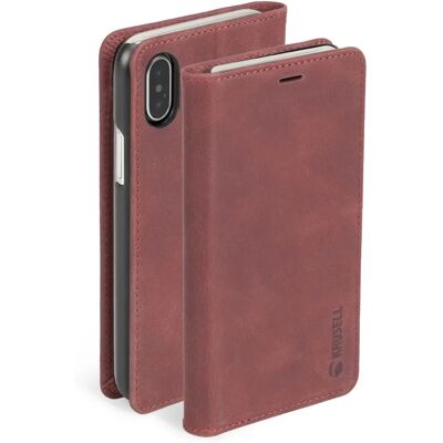 Krusell Sunne 4 Carte FolioWallet Étui - Rouge - Publicité Krusell Sunne 4 Carte FolioWallet Étui - Rouge - Publicité