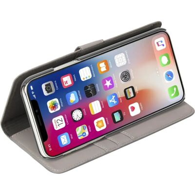 Coque portefeuille Krusell Loka pour iPhone Xs Max grise - Publicité Coque portefeuille Krusell Loka pour iPhone Xs Max grise - Publicité