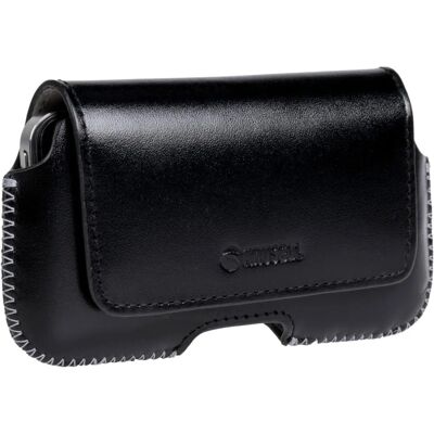Krusell Hector Grand - Étui de téléphone en cuir - Noir - Publicité Krusell Hector Grand - Étui de téléphone en cuir - Noir - Publicité