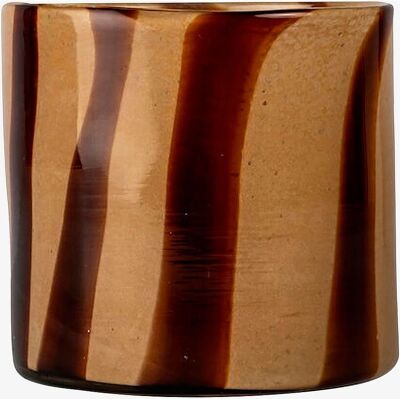 Byon Calore Curve M - Brun/beige Lysestake - Lykt Byon Calore Curve M - Brun/beige Lysestake - Lykt