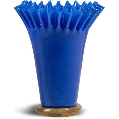 Byon Lori Unisex Vase Blå/Beige - Kunstglass Byon Lori Unisex Vase Blå/Beige - Kunstglass
