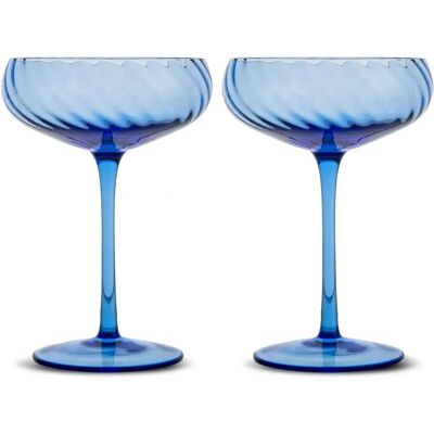 Byon - Champagnerunterset Opacity 2er/Set - Blau Byon - Champagnerunterset Opacity 2er/Set - Blau