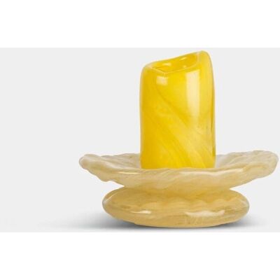 Byon Lara Xs Kerzenhalter - Pastellfarben - Blumenform - Handgefertigtes Glas Byon Lara Xs Kerzenhalter - Pastellfarben - Blumenform - Handgefertigtes Glas