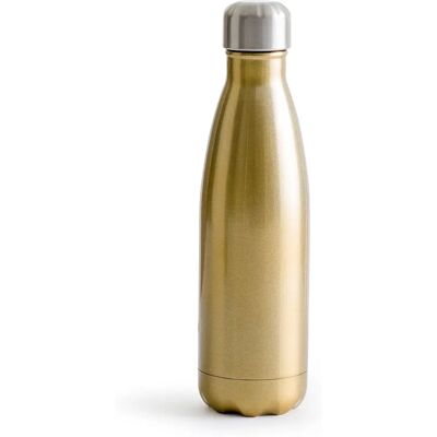 Sagaform Gull Rustfritt Stål Flaske - 500ml - Holder Varme & Kaldt Sagaform Gull Rustfritt Stål Flaske - 500ml - Holder Varme & Kaldt